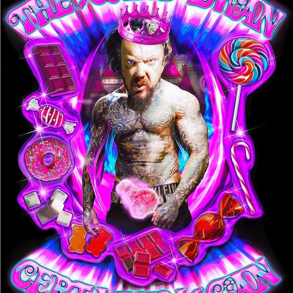 Sam Hyde MDE Candyman “Think It Dream It Do It” Double Sided Shirt Sealed Large